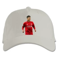 Baseball cap with Print Roberto Firmino - white