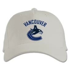 Baseball cap with Print Vancouver Canucks Logo - white