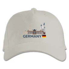 Baseball cap with Print Germany - white