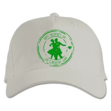 Baseball cap with Print Valentine's Day Love Stamp - white