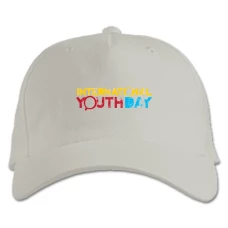 Baseball cap with Print Youth Day Jammed Letters 2 - white