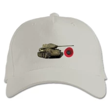 Baseball cap with Print Victory Day 1939-1945 Tank T 34-85 - white
