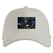 Baseball cap with Print Zobra - white