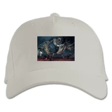 Baseball cap with Print The Old Hunters - white