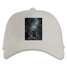 Baseball cap with Print The Protagonist And Bosses - white
