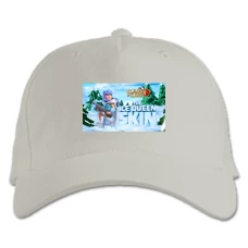 Baseball cap with Print The Ice Queen Skin - white