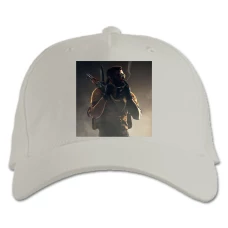 Baseball cap with Print Teroristov - white