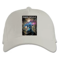 Baseball cap with Print The Age Of Fire - white