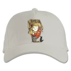 Baseball cap with Print Wendy - white
