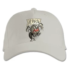 Baseball cap with Print Webber - white