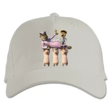 Baseball cap with Print Shrek Funny Heroes - white
