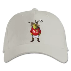 Baseball cap with Print Shrek Football Version - white