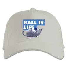 Baseball cap with Print The Secret Life Of Pets Ball Is Life - white
