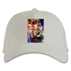 Baseball cap with Print Toy Story Main Heroes - white