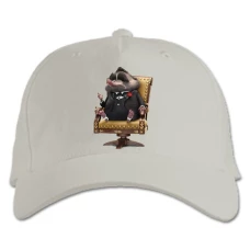 Baseball cap with Print Zootopia Mr Big - white