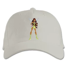 Baseball cap with Print Winx Club Princess Layla - white