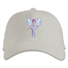 Baseball cap with Print Winx Club Cute Princess - white