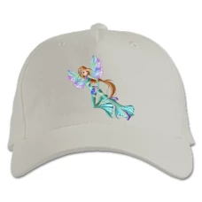 Baseball cap with Print Winx Club Flying Princess - white