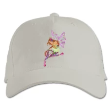 Baseball cap with Print Winx Club Beautyful Flora - white