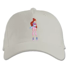 Baseball cap with Print Winx Club Bloom Girl - white