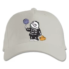 Baseball cap with Print The Nightmare Before Christmas Kid With Candy - white