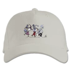 Baseball cap with Print The Nightmare Before Christmas Heroes - white
