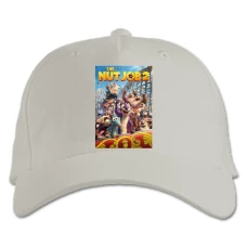 Baseball cap with Print The Nut Job Main Heroes - white