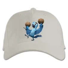 Baseball cap with Print Rio Dancing Bird - white