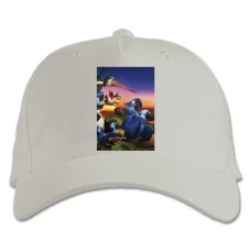 Baseball cap with Print Rio Main Heroes First Version - white