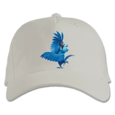 Baseball cap with Print Rio Funny Bird - white