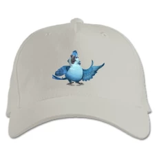 Baseball cap with Print Rio Bird - white