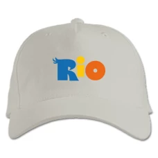 Baseball cap with Print Rio Logo - white