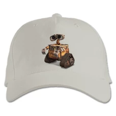 Baseball cap with Print Wall-E Robot - white