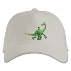Baseball cap with Print The Good Dinosaur Main Heroes - white