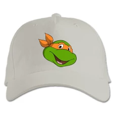 Baseball cap with Print Teenage Mutant Ninja Turtles Michelangelo - white