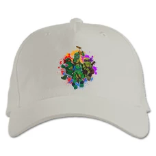 Baseball cap with Print Teenage Mutant Ninja Turtles Art - white