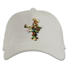 Baseball cap with Print Teenage Mutant Ninja Turtles Main Characters - white