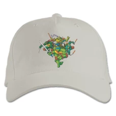 Baseball cap with Print Teenage Mutant Ninja Turtles Cute Heroes - white