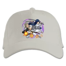 Baseball cap with Print Gintama Heroes - white