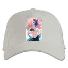 Baseball cap with Print Gintama Art Edition - white