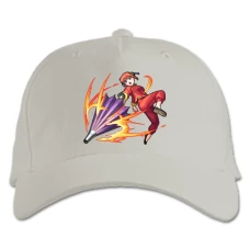 Baseball cap with Print Gintama Kagura - white