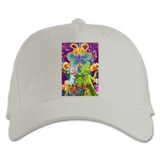 Baseball cap with Print Rick And Morty Dream Team - white