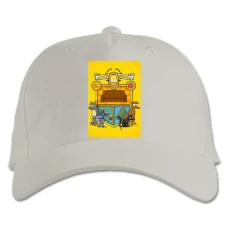 Baseball cap with Print The Simpsons Nacion Simpson - white