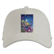 Baseball cap with Print Adventure Time Universe - white