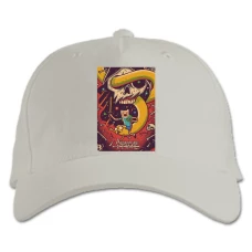 Baseball cap with Print Adventure Time Vintage Version - white