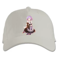 Baseball cap with Print Re Zero Rem Hero - white