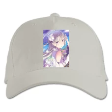 Baseball cap with Print Re Zero Princess Emilia - white