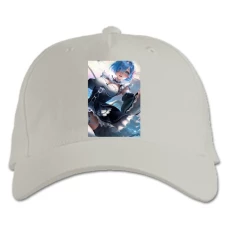 Baseball cap with Print Re Zero Rem Art Version - white