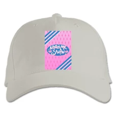 Baseball cap with Print Senpai Notice Me Senpai - white