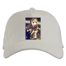 Baseball cap with Print Sword Art Online Cute Alice - white